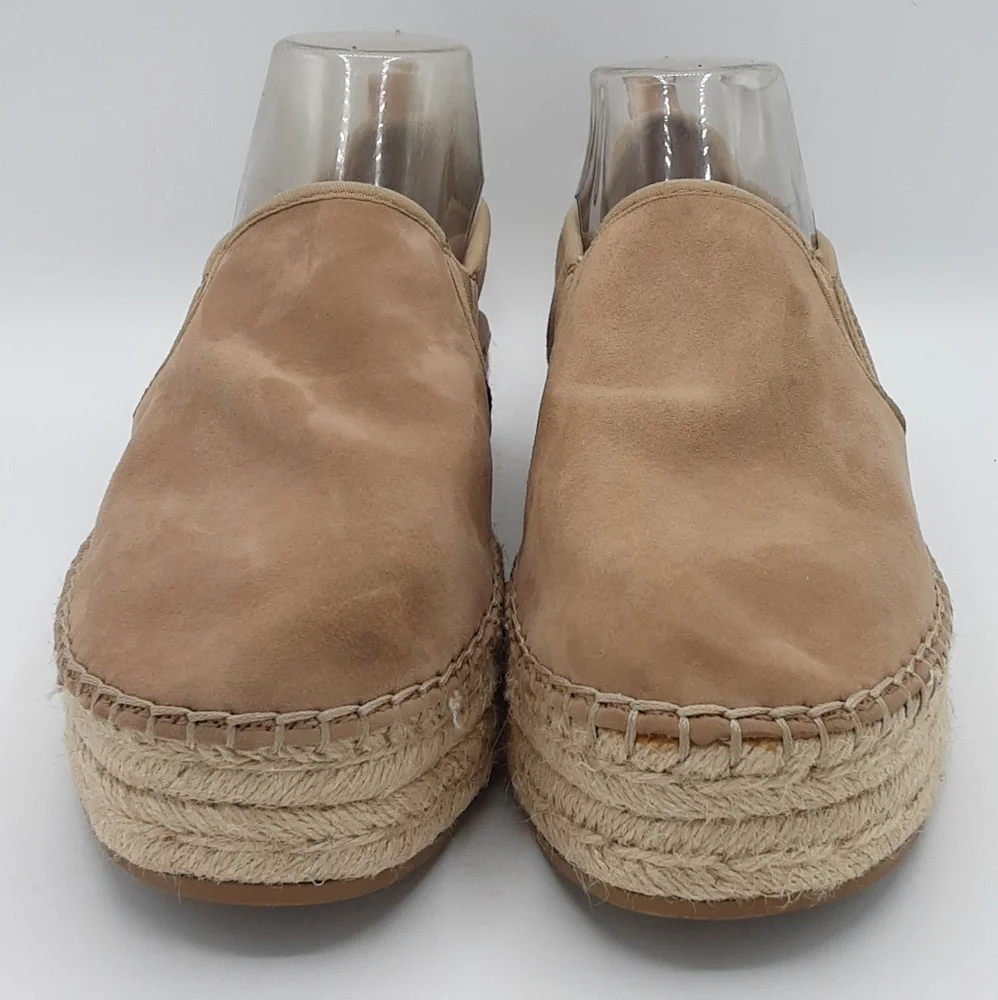 SAM EDELMAN Carrin suede platform espadrilles size 9.5.